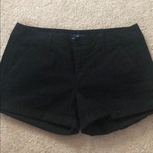 American Eagle Khaki Midi Shorts, Black